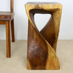 Tabouret Haussmann Original Wood Twist 12 x 12 x 23 po (30,5 x 30,5 x 58,5 cm) - 12 x 12 x 23 po (30,5 x 30,5 x 58,5 cm)