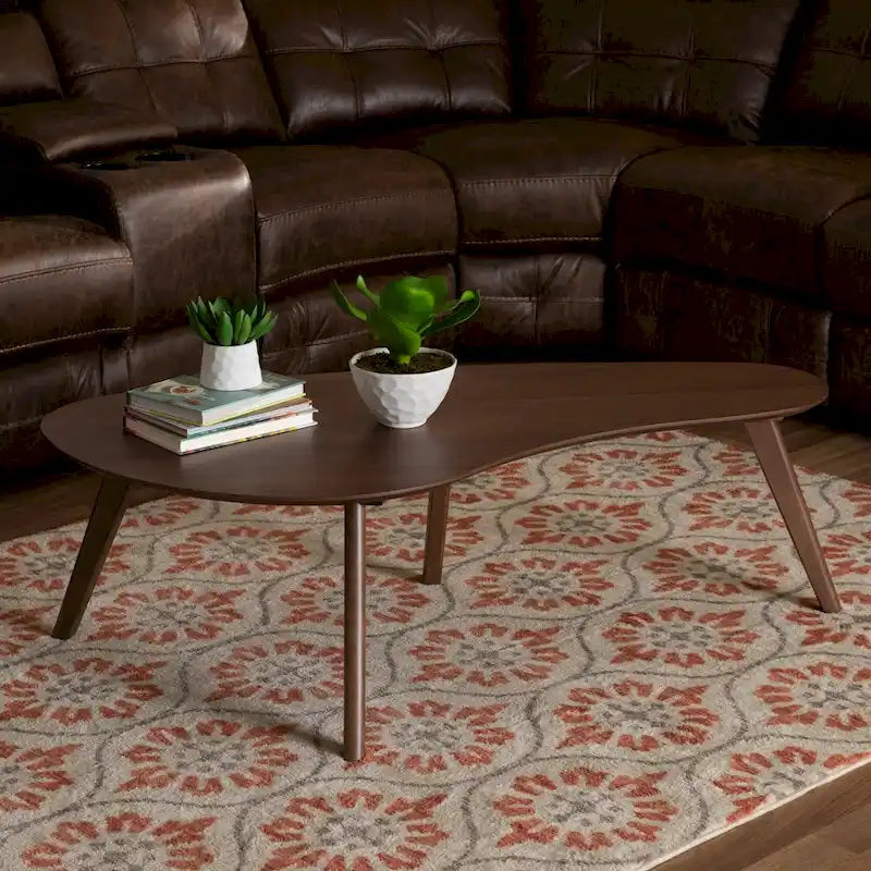 Table basse Carson Carrington Battrask finition noyer