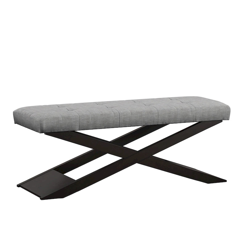 Banc Bosworth 48 en bois à piètement en X par iNSPIRE Q Classic