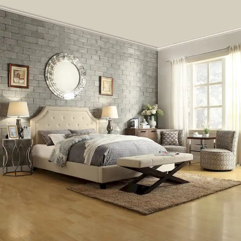 Banc Bosworth 48 en bois à piètement en X par iNSPIRE Q Classic