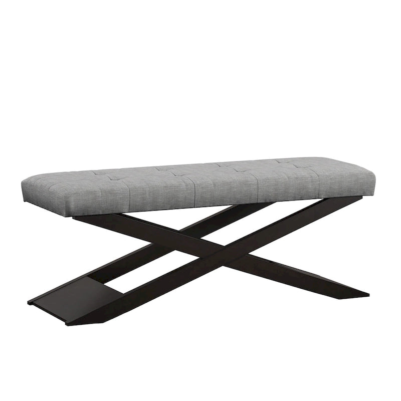 Banc Bosworth 48 en bois à piètement en X par iNSPIRE Q Classic