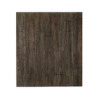 Table d'appoint rectangulaire Johurst, style décontracté, gris-brun