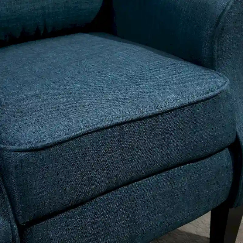 Fauteuil de massage chauffant et vibrant HOMCOM à dossier inclinable, canapé d'appoint rembourré avec télécommande et fonction massage.