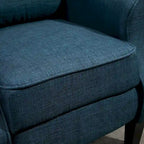 Fauteuil de massage chauffant et vibrant HOMCOM à dossier inclinable, canapé d'appoint rembourré avec télécommande et fonction massage.