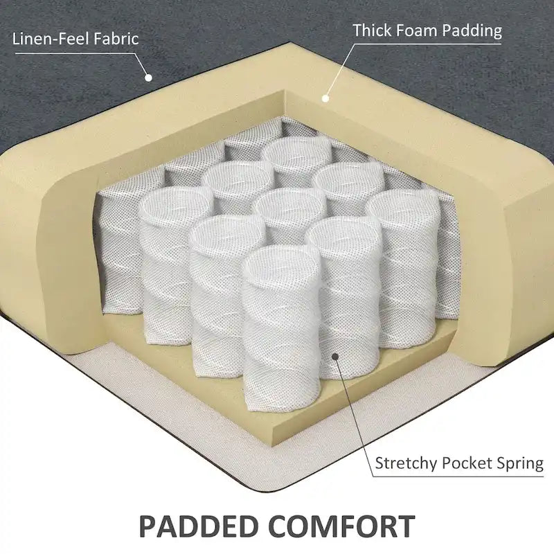 Fauteuil de massage chauffant et vibrant HOMCOM à dossier inclinable, canapé d'appoint rembourré avec télécommande et fonction massage.