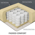 Fauteuil de massage chauffant et vibrant HOMCOM à dossier inclinable, canapé d'appoint rembourré avec télécommande et fonction massage.