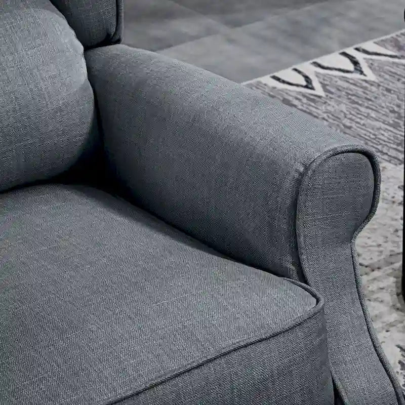 Fauteuil de massage chauffant et vibrant HOMCOM à dossier inclinable, canapé d'appoint rembourré avec télécommande et fonction massage.