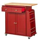 Chariot de cuisine Simple Living rouge Sonoma