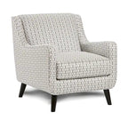 Fauteuil Eldan Transitional à rayures multicolores recouvert de tissu, par Furniture of America