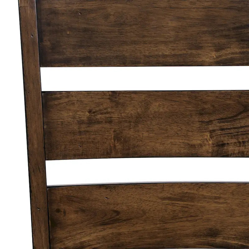 Chaises de salle à manger rustiques en bois à dossier échelle (ensemble de 2) de la marque Furniture of America