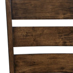 Chaises de salle à manger rustiques en bois à dossier échelle (ensemble de 2) de la marque Furniture of America