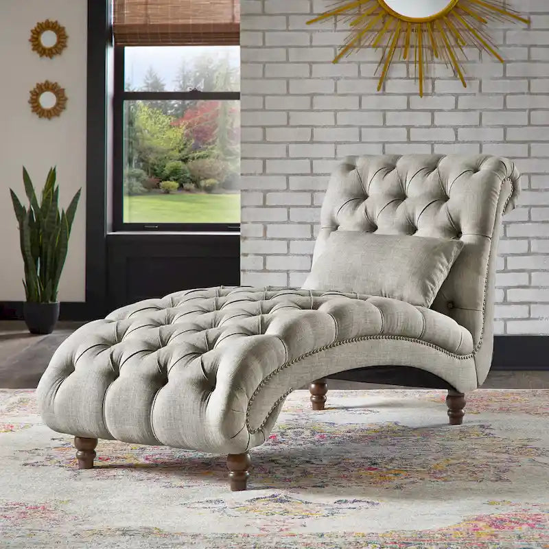 Chaise longue surdimensionnée capitonnée Knightsbridge par iNSPIRE Q Artisan