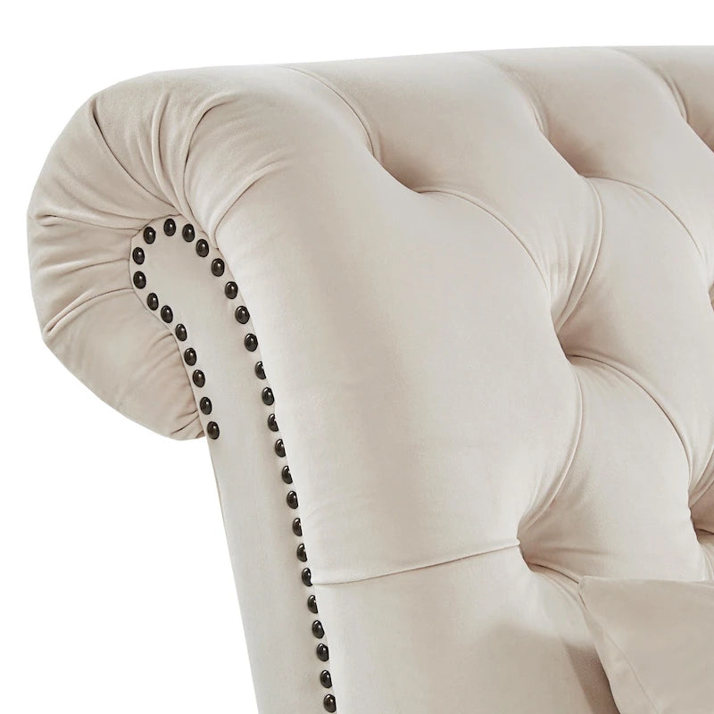 Chaise longue surdimensionnée capitonnée Knightsbridge par iNSPIRE Q Artisan