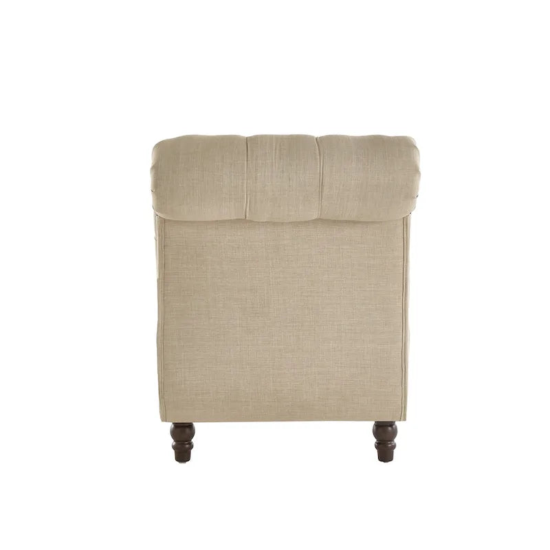 Chaise longue surdimensionnée capitonnée Knightsbridge par iNSPIRE Q Artisan