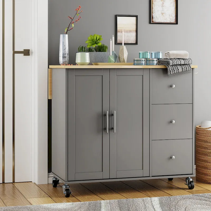 Chariot de rangement Futzca pour îlot de cuisine - Non applicable
