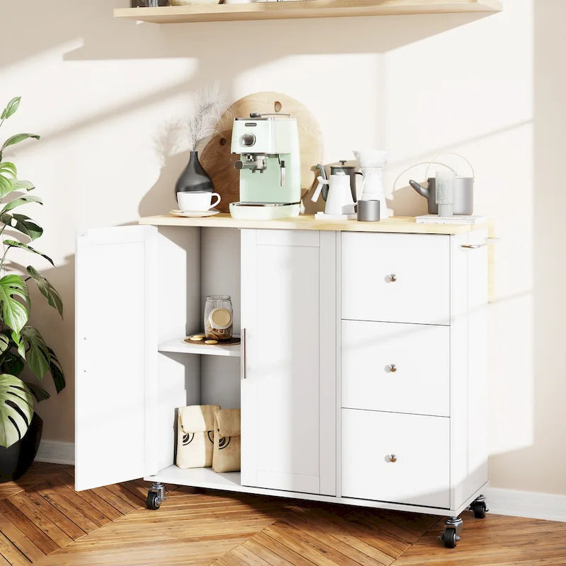 Chariot de rangement Futzca pour îlot de cuisine - Non applicable
