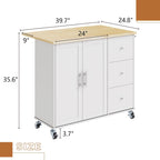 Chariot de rangement Futzca pour îlot de cuisine - Non applicable