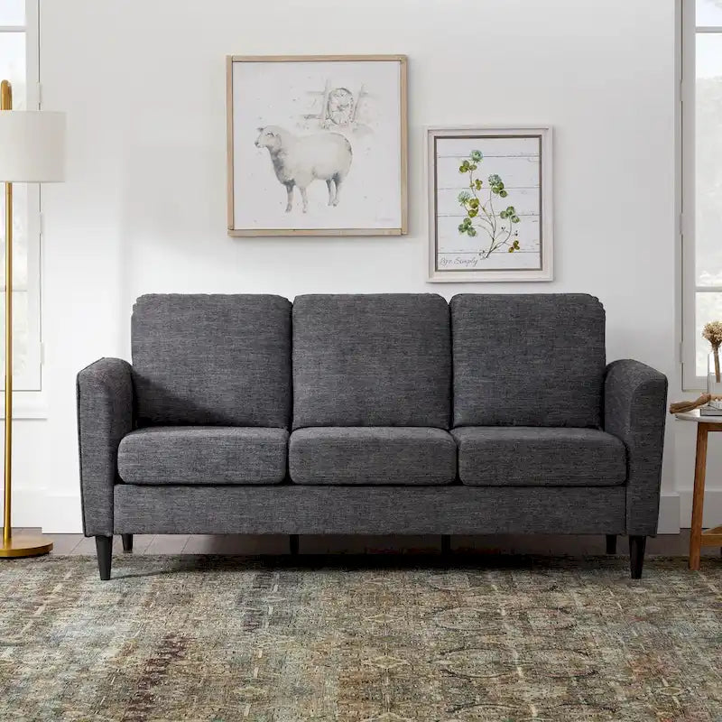 Brookside Clara 73 Upholstered Curved Arm Sofa