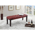 Banc ottoman capitonné Copper Grove Bloodroot Linon