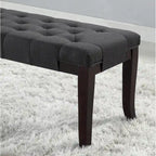 Banc ottoman capitonné Copper Grove Bloodroot Linon