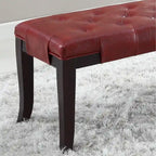 Banc ottoman capitonné Copper Grove Bloodroot Linon