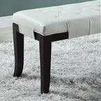 Banc ottoman capitonné Copper Grove Bloodroot Linon