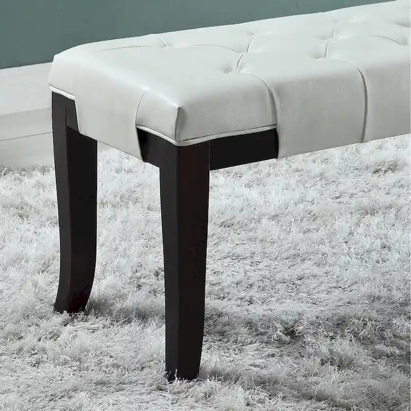 Banc ottoman capitonné Copper Grove Bloodroot Linon