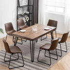 Ensemble de salle à manger industriel 7 pièces Aryven de Roundhill Furniture