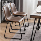 Ensemble de salle à manger industriel 7 pièces Aryven de Roundhill Furniture