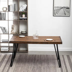 Ensemble de salle à manger industriel 7 pièces Aryven de Roundhill Furniture