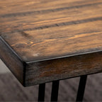 Ensemble de salle à manger industriel 7 pièces Aryven de Roundhill Furniture