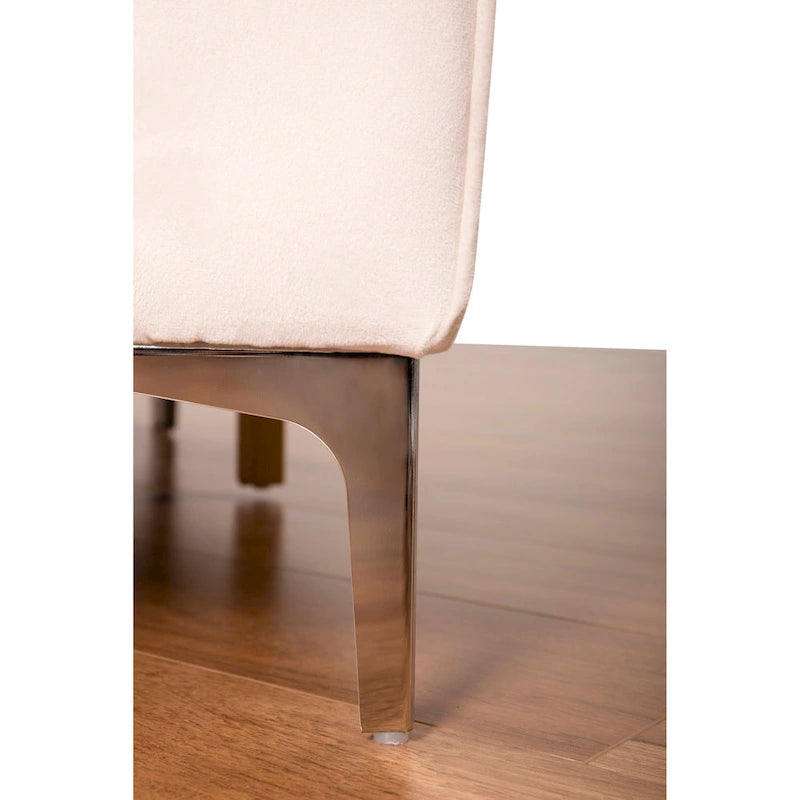 Canapés d'angle modulaires symétriques en velours, en forme de U, avec courbure arrondie - 141 cm de large