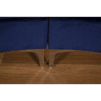 Canapés d'angle modulaires symétriques en velours, en forme de U, avec courbure arrondie - 141 cm de large