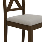 Ensemble de salle à manger rustique en bois 5 pièces CraftPorch