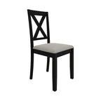 Ensemble de salle à manger rustique en bois 5 pièces CraftPorch