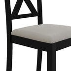 Ensemble de salle à manger rustique en bois 5 pièces CraftPorch