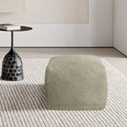 Pouf rembourré en velours CraftPorch Glam de 61 cm