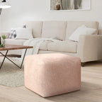 Pouf rembourré en velours CraftPorch Glam de 61 cm