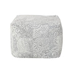 Pouf rembourré en velours CraftPorch Glam de 61 cm