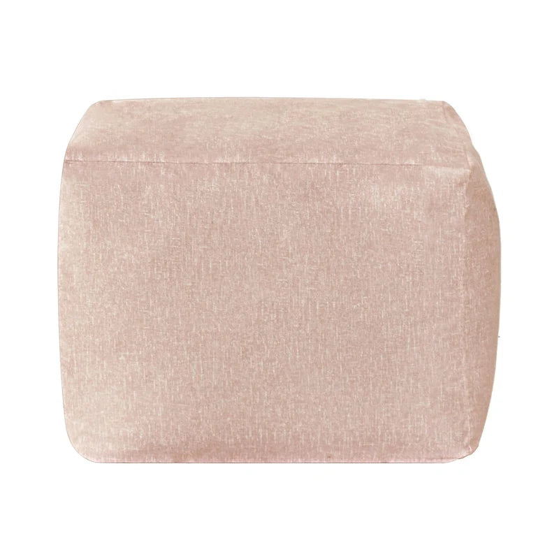 Pouf rembourré en velours CraftPorch Glam de 61 cm