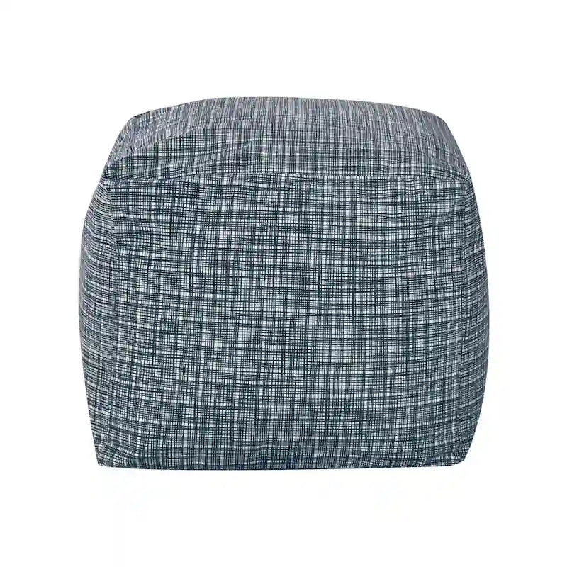 Pouf rembourré en velours CraftPorch Glam de 61 cm