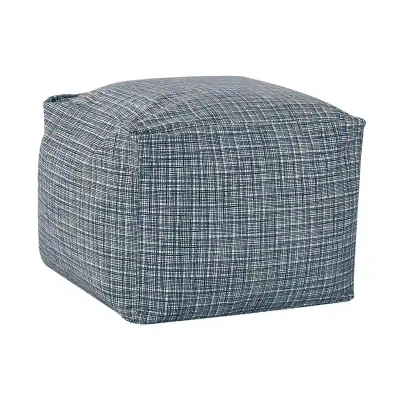 Pouf rembourré en velours CraftPorch Glam de 61 cm