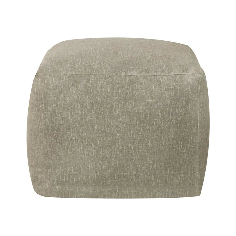 Pouf rembourré en velours CraftPorch Glam de 61 cm