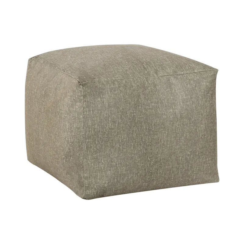 Pouf rembourré en velours CraftPorch Glam de 61 cm