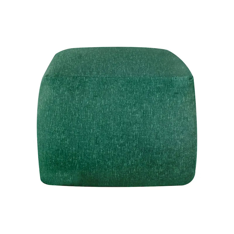 Pouf rembourré en velours CraftPorch Glam de 61 cm