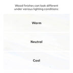 Chaise de salle à manger moderne en bois massif Plank and Beam - Lot de 2