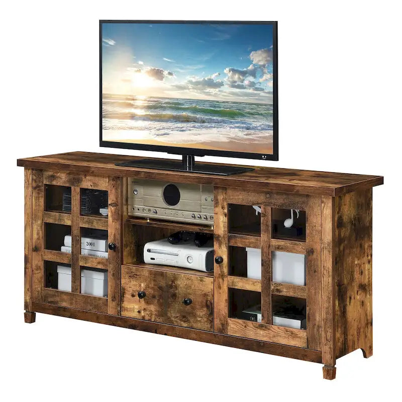 Meuble TV Newport Park Lane à 1 tiroir avec rangements et étagères pour téléviseurs jusqu'à 65 pouces