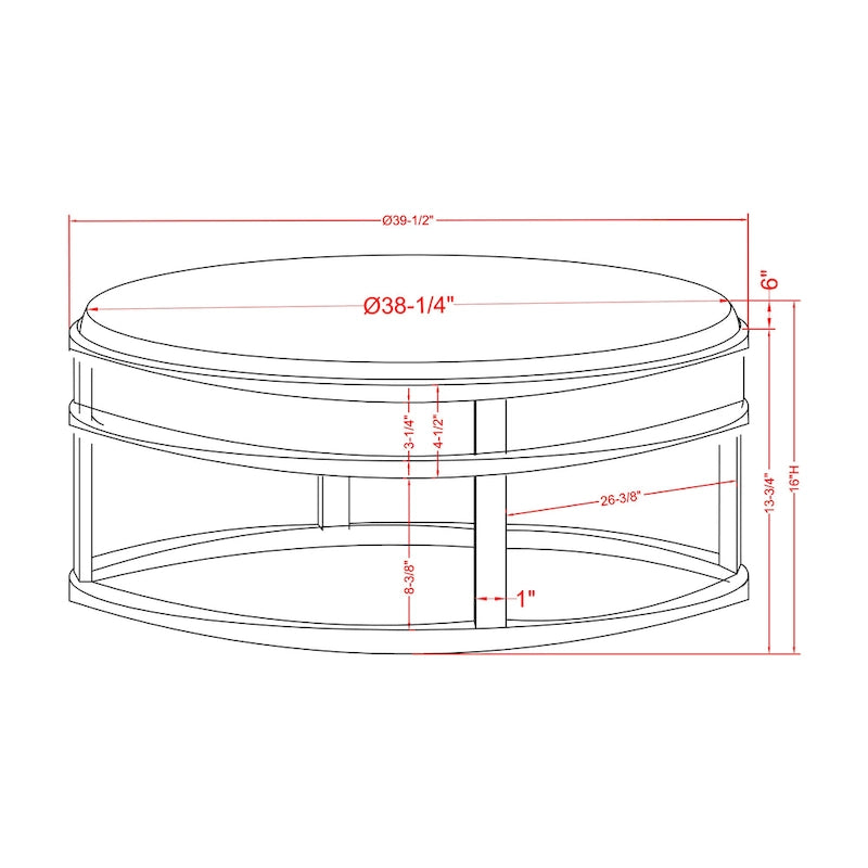 Pouf rond contemporain Chista en tissu avec coussin, par Furniture of America