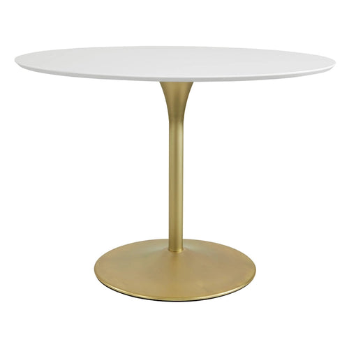 Table de salle à manger ronde à fleurs 41,25 x 41,25