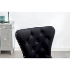 Fauteuil Montura en velours capitonné de Roundhill Furniture (lot de 2)